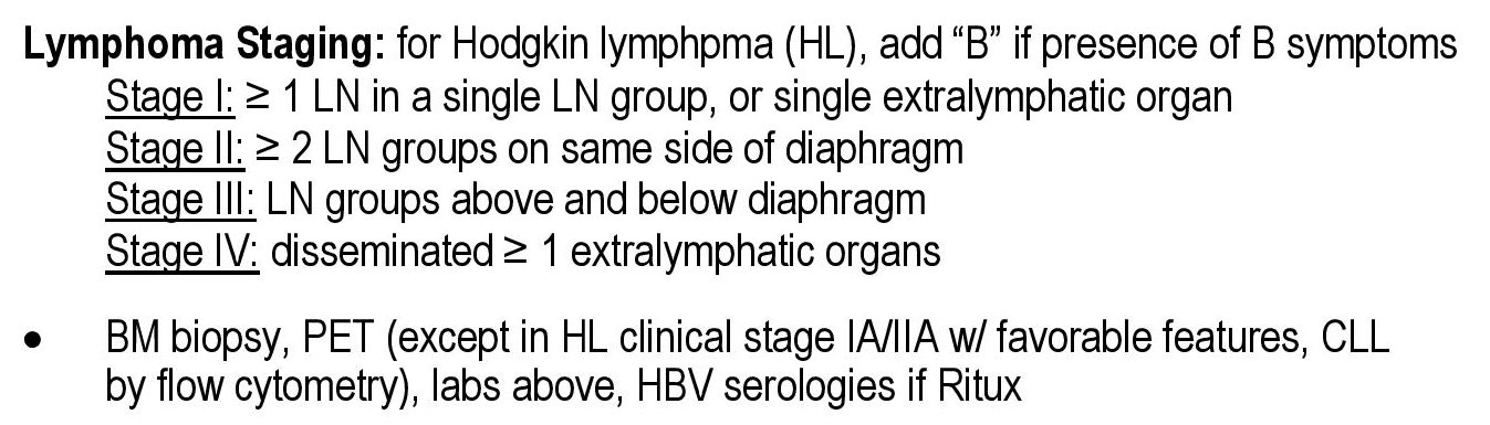 Lymphoma Staging For Hodgkin Lymphpma Hl Add B Grepmed